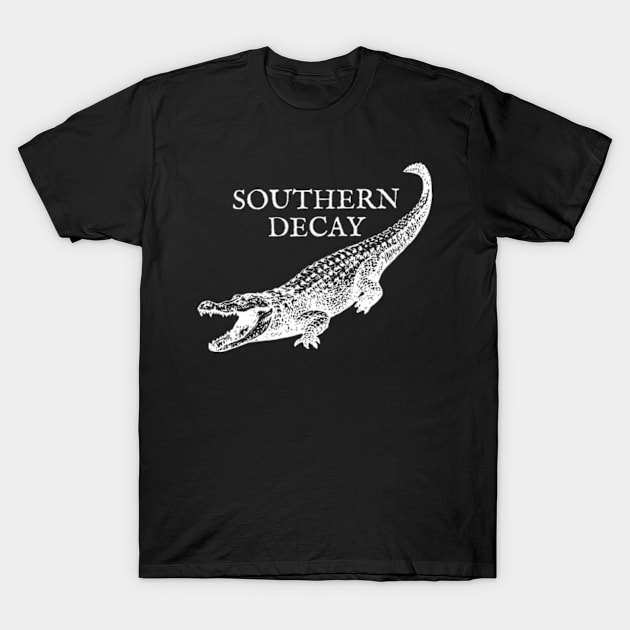 Southern Decay Alligator T-Shirt by Talesbybob